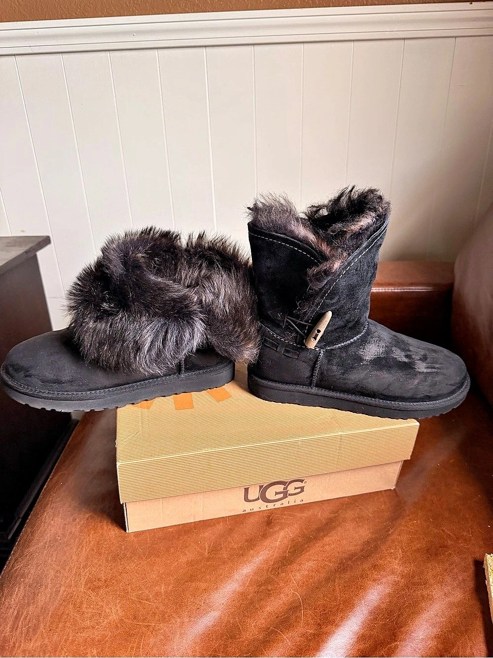 UGG Australia Meadow Genuine Shearling Lined Convertible Cuff Boot